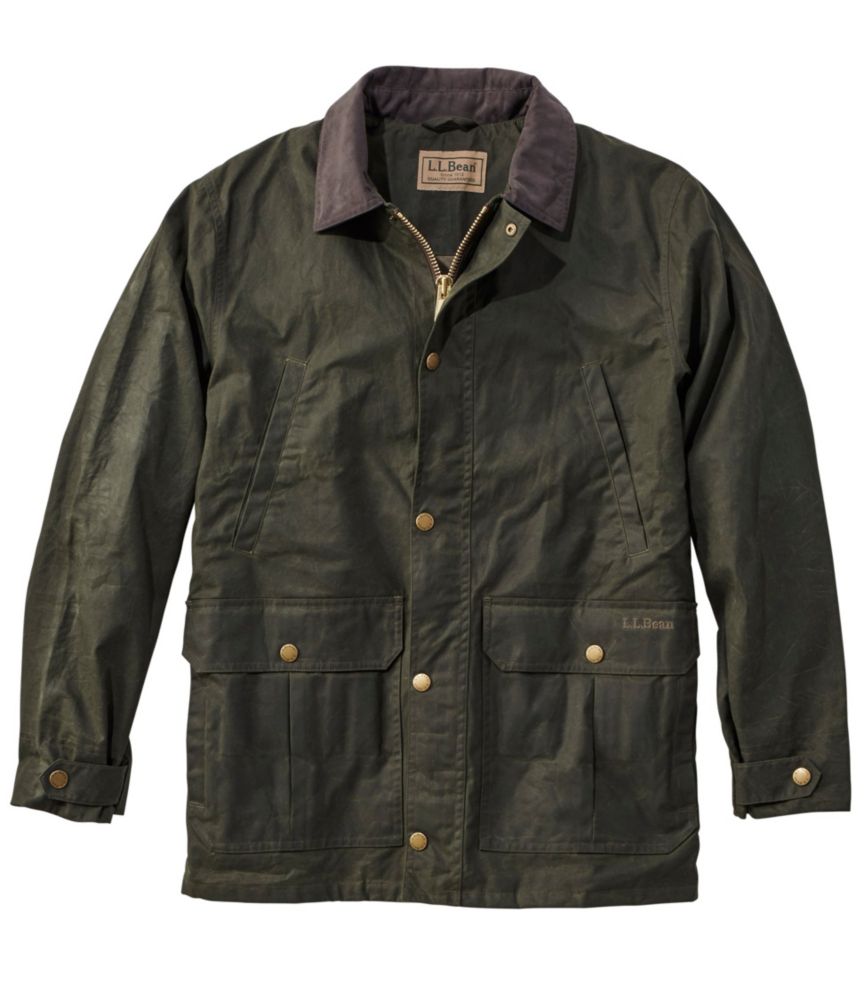 Men's Double L Waxed-Cotton Upland Coat