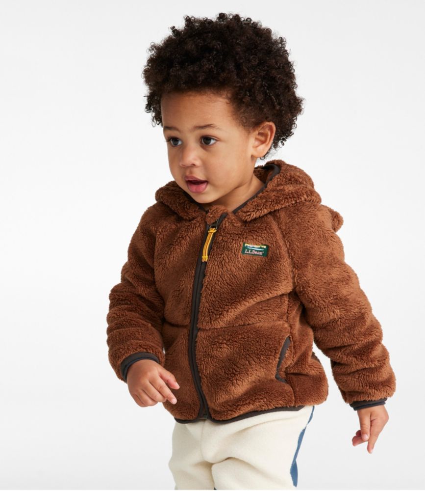 Infants' and Toddlers' L.L.Bean Hi-Pile Fleece Jacket, Natural, small image number 2