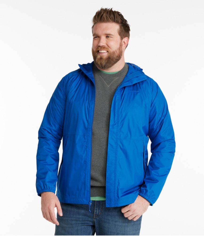 Men's Waterproof Windbreaker Jacket, Deep Sapphire, small image number 5