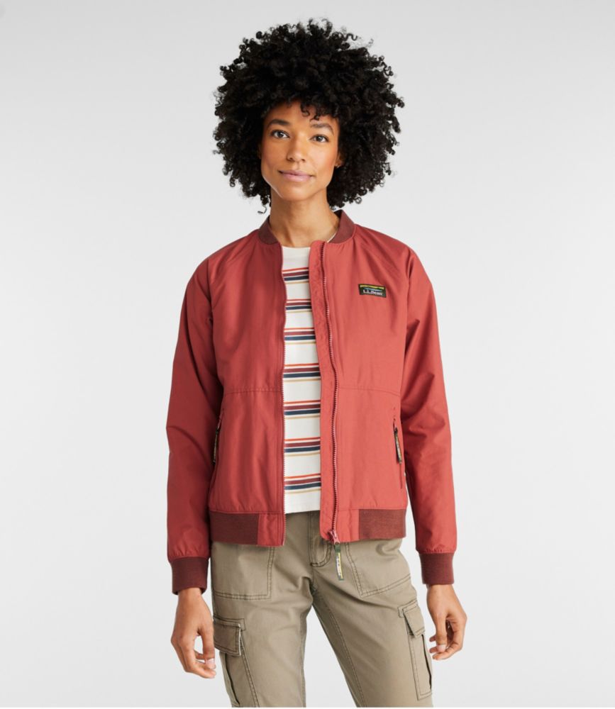 Women's 3-Season Bomber Jacket, Sienna Clay, small image number 2