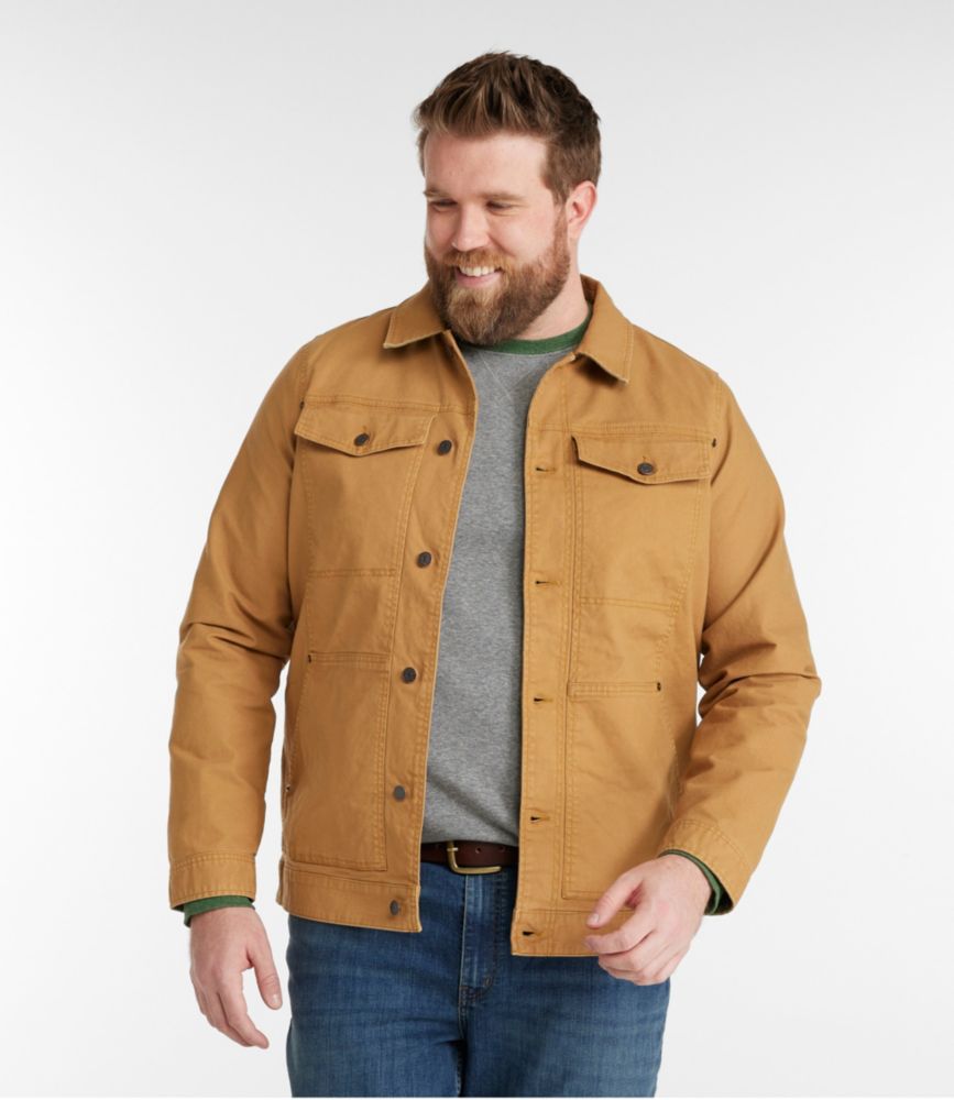 Men's BeanFlex Utility Trucker Jacket, Deep Loden, small image number 4