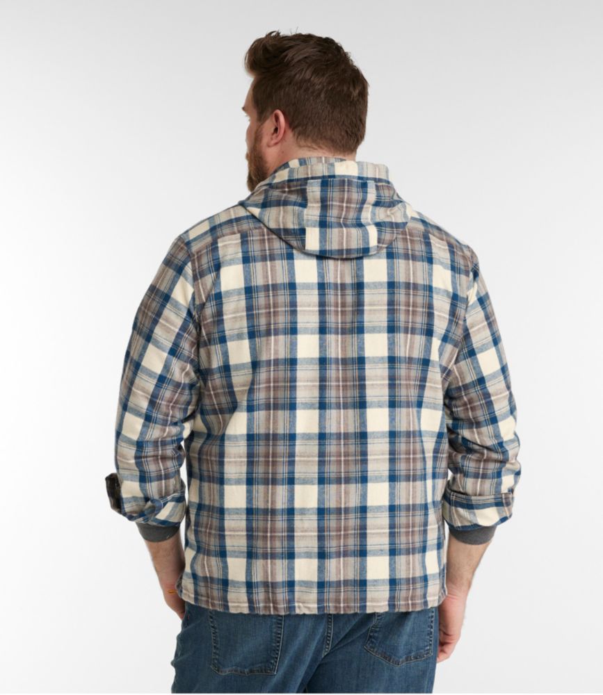 Men's Scotch Plaid Flannel Shirt, Anorak, Traditional Fit, Blue MacKellar, small image number 5