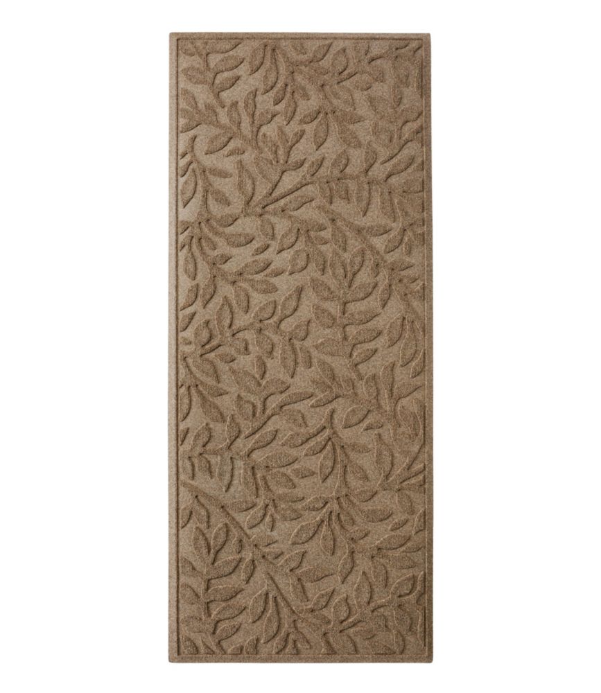 Heavyweight Recycled Waterhog Mat Runner, Woodland Leaf