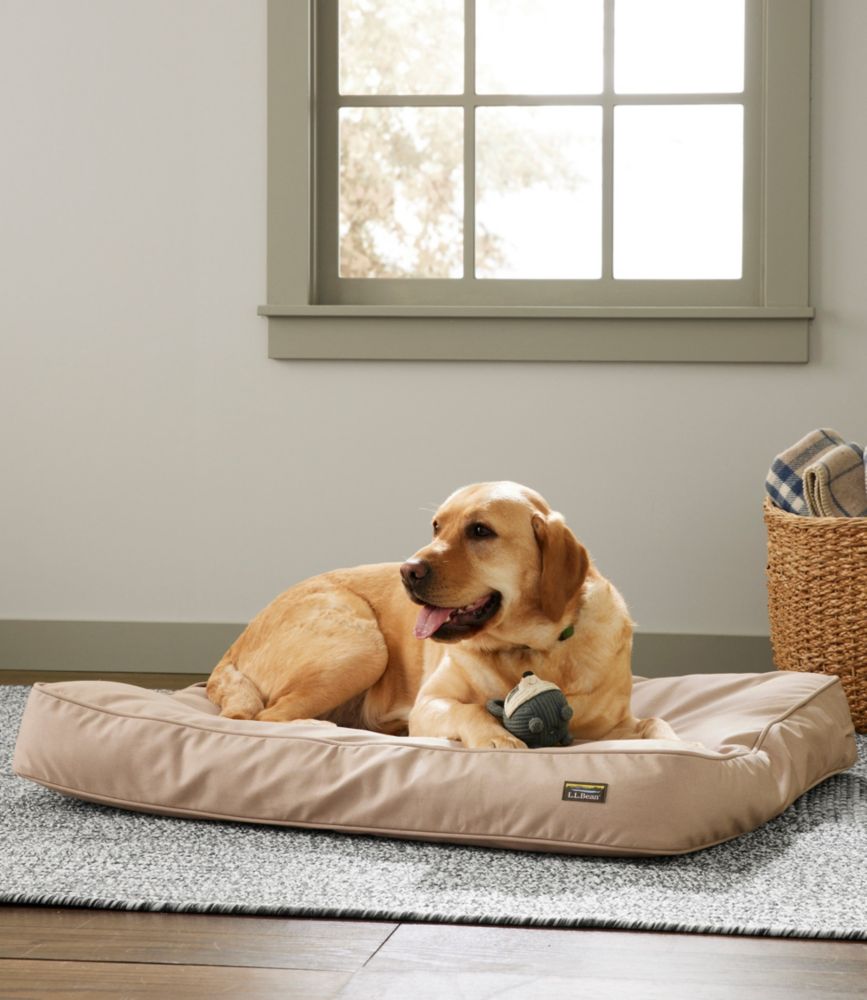 Premium Denim Therapeutic Dog Bed, Rectangular