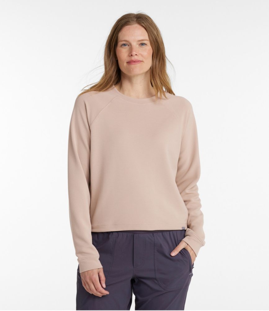 Women's VentureStretch Ottoman-Rib Pullover, Cropped