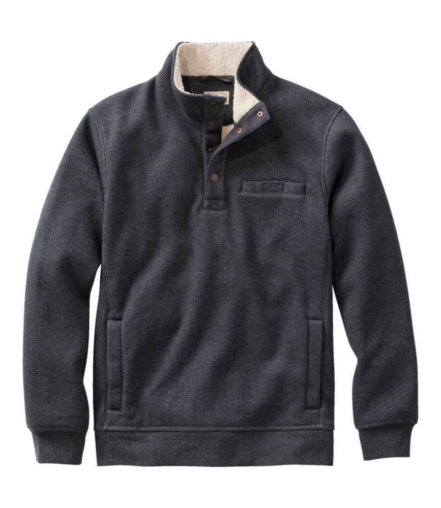 Men's Katahdin Iron Works Bonded Waffle Fleece, Mockneck