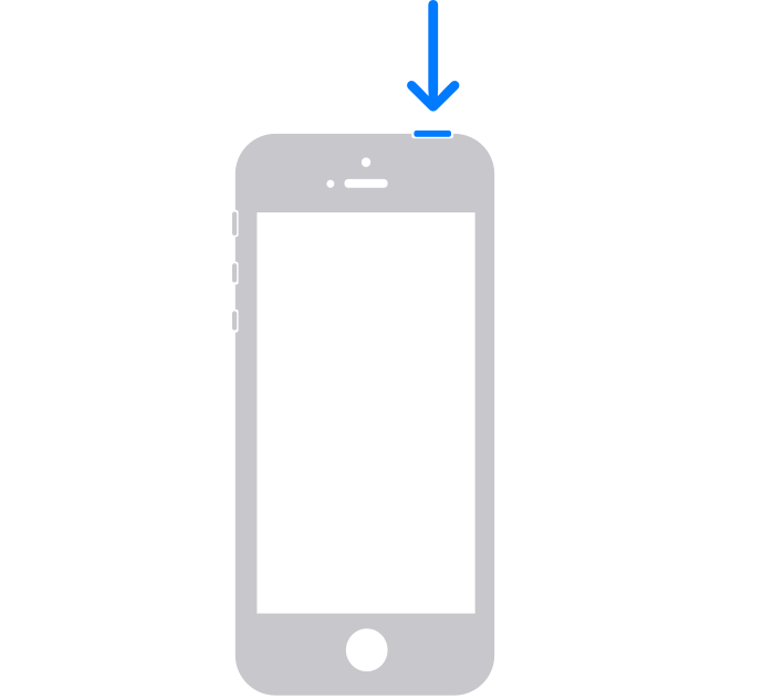 The power button is located on the top of the device