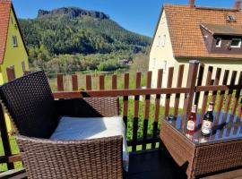 Tinyroom mit Ausblick, smještaj kod domaćina u gradu 'Königstein an der Elbe'