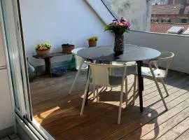 Loft en duplex avec terrasse Halles