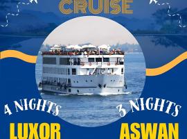 NILE CRUISE NET Every Monday from Luxor 4 nights & every Friday from Aswan 3 nights, hotel perto de Aeroporto Internacional de Luxor - LXR, Luxor