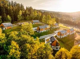 Wonder Home - Domki Hillside tuż przy stoku narciarskim - na terenie kompleksu plac zabaw i zewnętrzna siłownia, sklep, parking