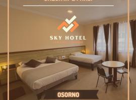 Hotel Skycenter, hotel near Canal Bajo Carlos Hott Siebert Airport - ZOS, Osorno