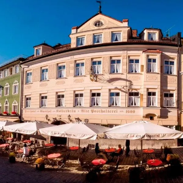 Viesnīca Posthotel Kolberbräu pilsētā Lenggrīsa