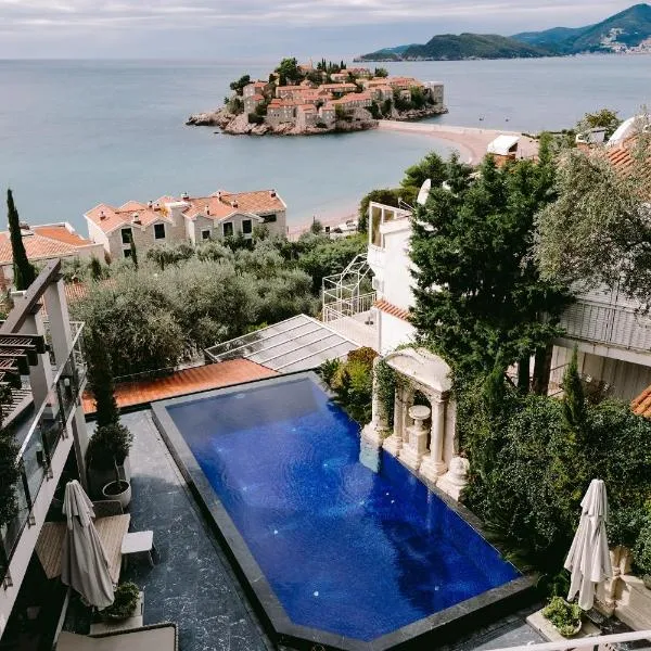 Villa Geba Boutique Hotel, hotelli Sveti Stefanissa