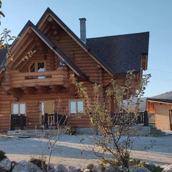 Cabana lemn rotund cu ciubar de închiriat Bucovina Chalet, hotel em Falticeni