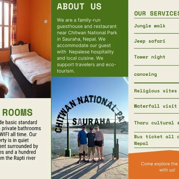 Tara guesthouse - Sauraha,Chitwan, hotel di Sauraha