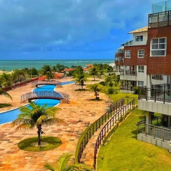 Apt vista para o mar em Graçandu, hotell i Ceará-Mirim