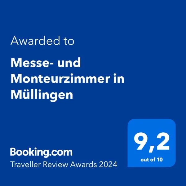 Messe- und Monteurzimmer in Müllingen, hotell i Sehnde