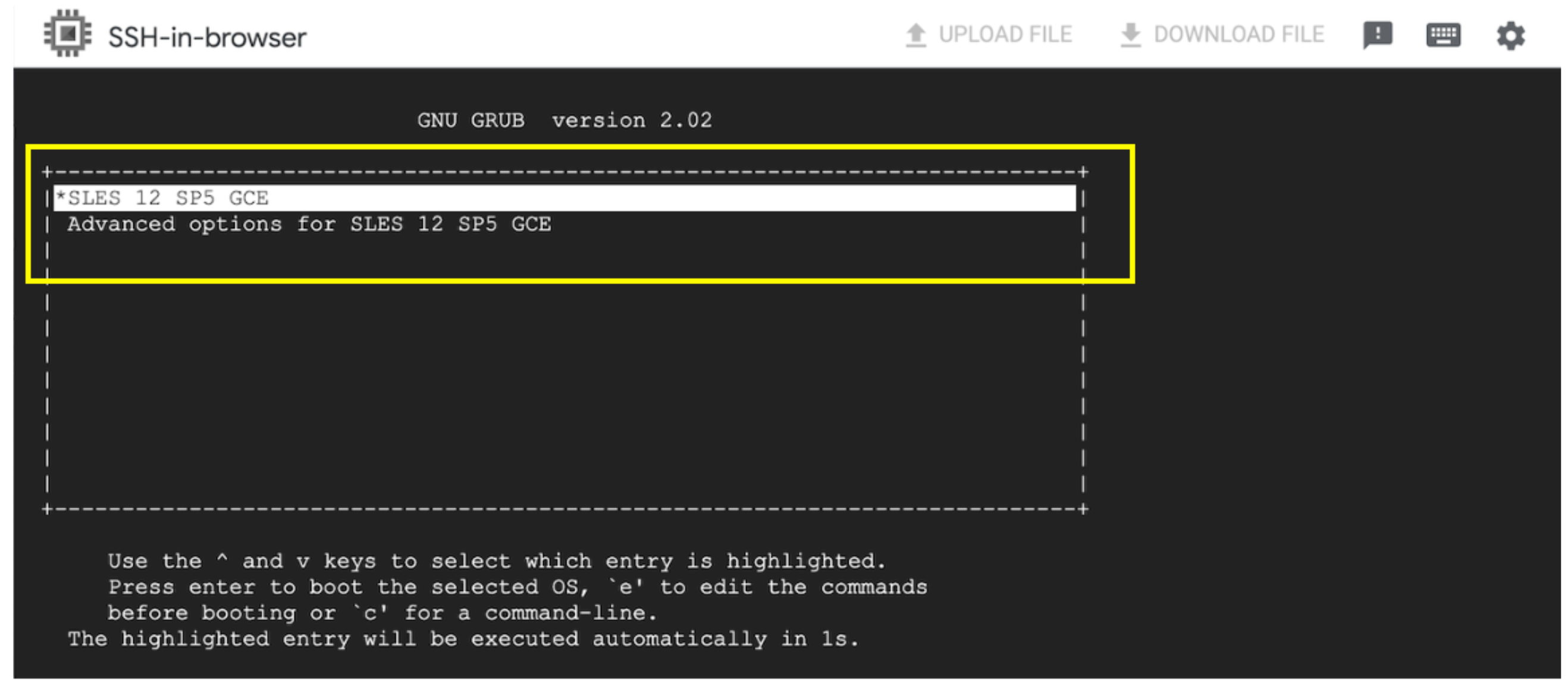 Fichier de bootloader