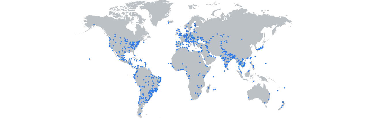 mapa de Cloud Media Edge