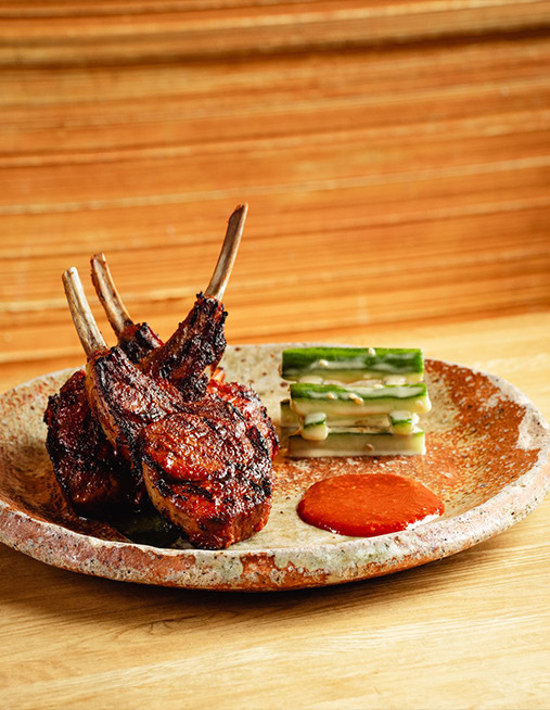 lamb cutlets with korean spices