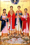 The Holy Four Martyrs of Megara