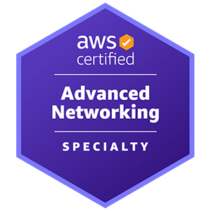 Badge AWS Certified Advanced Networking&nbsp;-&nbsp;Sp&eacute;cialit&eacute;