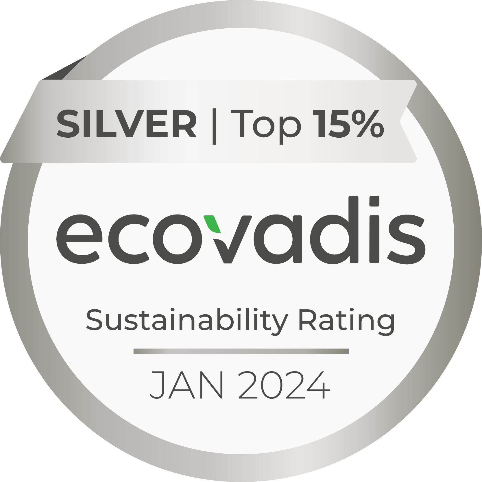 Silver EcoVadis 2024 award