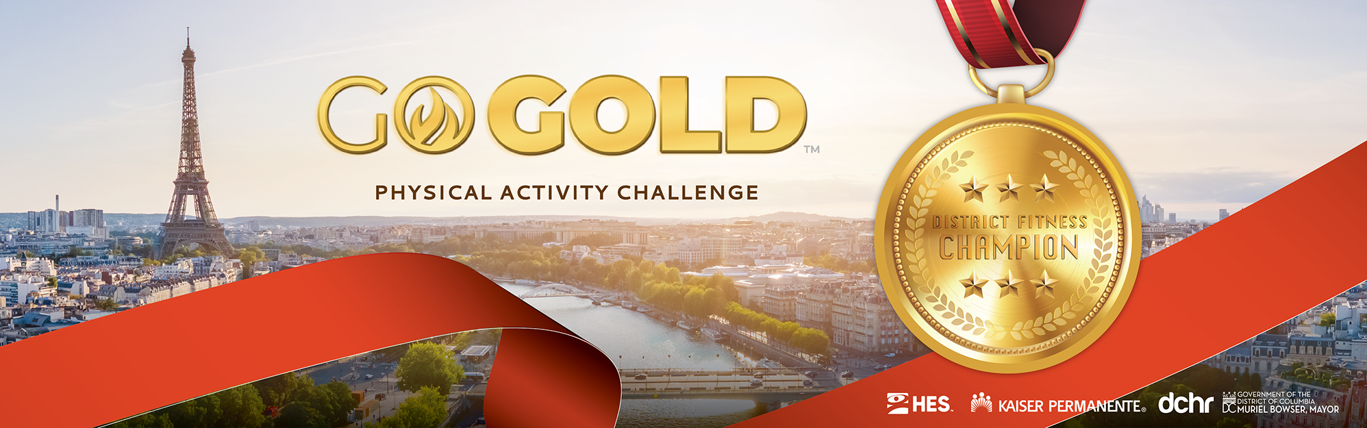 2024 Go Gold Physical Activity Challenge Carousel Banner