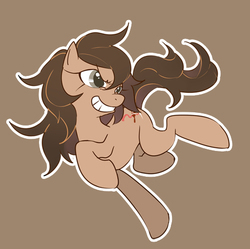 Size: 474x472 | Tagged: safe, artist:牛【仕事募集中】, pony, akane owari, danganronpa, danganronpa 2, ponified, solo