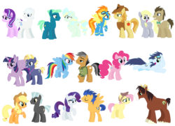 Size: 2324x1680 | Tagged: safe, artist:xxwerecatdipperxx, applejack, braeburn, derpy hooves, doctor whooves, double diamond, flash sentry, fluttershy, pinkie pie, quibble pants, rainbow dash, rarity, sky stinger, soarin', spitfire, star tracker, starlight glimmer, thunderlane, time turner, trouble shoes, twilight sparkle, vapor trail, alicorn, earth pony, pegasus, pony, unicorn, g4, female, male, mare, ship:doctorderpy, ship:glimmerdiamond, ship:quibbledash, ship:sentrity, ship:spitburn, ship:thunderjack, ship:troubleshy, ship:twitracker, ship:vaporsky, shipping, simple background, soarinpie, stallion, straight, transparent background, twilight sparkle (alicorn)