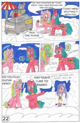 Size: 1325x2050 | Tagged: safe, artist:chris chan, oc, oc:miss night star, earth pony, human, pony, unicorn, chris chan, cloud, comic, female, food, guitar hero, hot dog, hot dog stand, hyperdimension neptunia, male, mare, meat, nepgear, pencil drawing, rhythm game, sausage, sonic the hedgehog, sonic the hedgehog (series), sonichu, traditional art, video game