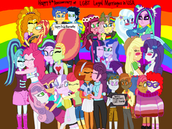 Size: 4032x3024 | Tagged: safe, artist:ferrokiva, artist:ktd1993, adagio dazzle, apple bloom, applejack, aria blaze, babs seed, button mash, diamond tiara, flash sentry, gloriosa daisy, pinkie pie, princess luna, rarity, rumble, scootaloo, soarin', sonata dusk, starlight glimmer, stellar flare, sugar belle, sunset shimmer, sweetie belle, tree hugger, trixie, twilight sparkle, twist, vice principal luna, vignette valencia, equestria girls, g4, blushing, clothes, crack shipping, female, gay, gloriette, infidelity, kissing, lesbian, lovewins, male, pride, pride month, ship:arixie, ship:babstwist, ship:diamondbloom, ship:pinata, ship:rarijack, ship:rumblemash, ship:scootabelle, ship:stellarbelle, ship:sunsagio, ship:twiluna, shipping, starhugger, sweater, unjustified downvotes