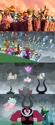 Size: 1280x2876 | Tagged: safe, amarant, amethyst star, applejack, arista, ballista, barry, billy, blaze, chancellor neighsay, clump, cozy glow, firelight, fizzlepop berrytwist, flam, flash magnus, fleetfoot, flim, fluttershy, frenulum (g4), gabby, galena, gallus, garble, gilda, gimme moore, giselle, grampa gruff, greta, gretchen, high winds, irma, laguna, lemon hearts, lightning streak, lokiax, lord tirek, lyra heartstrings, meadowbrook, minuette, mistmane, misty fly, moondancer, natalya, night light, ocellus, party favor, pharynx, pinkie pie, prince rutherford, princess ember, prominence, queen chrysalis, rain shine, rainbow dash, rarity, rex, rockhoof, sandbar, seaspray, silver lining, silver zoom, silverstream, sky beak, smolder, snake (g4), soarin', somnambula, sparkler, spear (g4), spike, spiracle, spitfire, star swirl the bearded, stellar flare, sunburst, surprise, tempest shadow, terramar, thod, thorax, trixie, twilight sparkle, twilight velvet, vex, viverno, wind waker, yona, alicorn, centaur, changedling, changeling, dragon, ivysaur, mewtwo, pony, puffball, squirtle, yak, g4, my little pony: friendship is magic, the ending of the end, barely pony related, bowser, crossover, donkey kong country, flim flam brothers, fox mccloud, kid icarus, king k. rool, king thorax, kirby, kirby (series), link, male, mane six, mario, mega man, mega man (series), metroid, nintendo, nintendo switch, overcast, pit (kid icarus), pokémon, prince pharynx, princess zelda, samus aran, shulk, star fox, student six, super mario, super smash bros., super smash bros. ultimate, the legend of zelda, twilight sparkle (alicorn), wall of tags, winged spike, wings, world of light, xenoblade chronicles, xenoblade chronicles (series)