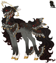 Size: 2727x3055 | Tagged: safe, artist:sleepy-nova, artist:unknown-artist99, oc, oc only, oc:dumah, angel, angel pony, original species, pony, base used, black ears, black mane, black tail, blank flank, butt wings, coat markings, colored ears, colored fetlocks, colored hooves, colored pinnae, colored wings, colored wingtips, commission, countershading, covering eyes, ear fluff, ear markings, eyes do not belong there, facial markings, feathered fetlocks, floppy ears, glowing, glowing mane, glowing tail, gold hooves, gold wingtips, gradient legs, gradient mane, gradient tail, gradient wings, gray wings, halo, head wings, high res, hooves, long ears, long mane, long tail, male, male oc, multiple eyes, oc redesign, profile, reference used, shiny hooves, shiny mane, shiny tail, shiny wings, shiny wingtips, shoulder wings, simple background, snip (coat marking), socks (coat markings), solo, sparkles, sparkly hooves, sparkly wings, stallion, stallion oc, standing, tail, tail feathers, transparent background, wing ears, wing eyes, wing markings, wings