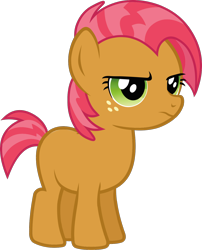 Size: 1228x1518 | Tagged: safe, babs seed, earth pony, pony, g4, official, .svg available, 2016 character collage, female, filly, foal, simple background, solo, svg, transparent background, vector