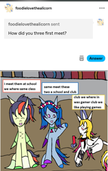 Size: 1179x1860 | Tagged: safe, artist:ask-luciavampire, oc, pegasus, pony, undead, vampire, vampony, ask, palindrome get, tumblr