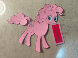 Size: 4096x3072 | Tagged: safe, pinkie pie, earth pony, g4, chinese, chinese new year, happy new year, holiday, photo, solo, traditional art, translation request