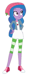 Size: 247x608 | Tagged: safe, artist:selenaede, artist:user15432, izzy moonbow, human, equestria girls, g4, g5, ana sani, base used, beanie, beanie hat, clothes, crossover, dress, equestria girls style, equestria girls-ified, g5 to equestria girls, g5 to g4, generation leap, hand on hip, hat, jacket, red shoes, shoes, simple background, smiling, sneakers, solo, strawberry shortcake, strawberry shortcake (character), strawberry shortcake berry in the big city, transparent background, voice actor joke