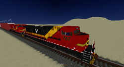 Size: 1726x937 | Tagged: safe, princess luna, alicorn, pony, g4, game screencap, locomotive, night, roblox, solo, train, train simulator (beta), unstoppable