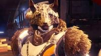 Shaxx wearing a Tiger Mask