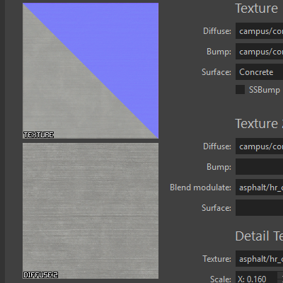 TEXTURE PREVIEW Every imported material is validated for missing textures, mismatching parameters, or missing brackets.