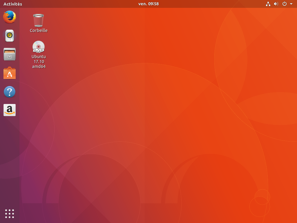 Default ubuntu desktop