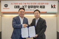 “농업도 첨단 AI기술로”…KT, 농업 플랫폼 기업 대동과 맞손