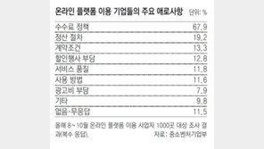 “온라인 플랫폼 요구 과해… 맞추다보면 남는 게 없어”