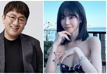 방시혁, 베벌리힐스서 여성 BJ와 포착…房 측 “과즙세연과는 우연”[종합]