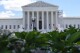 The Supreme Court is seen Monday, July 1, 2024, in Washington. (AP Photo/Mariam Zuhaib)