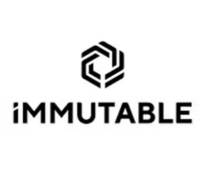 immutable logo in black and white