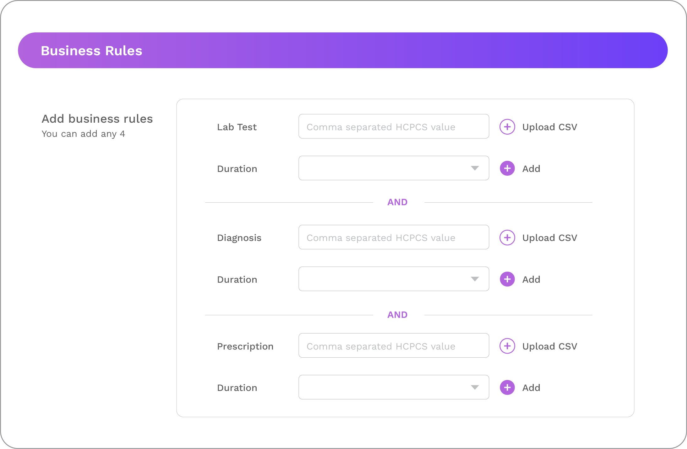 HCP Targeting with Prescribed Behaviour