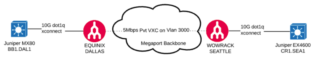 Juniper device topology